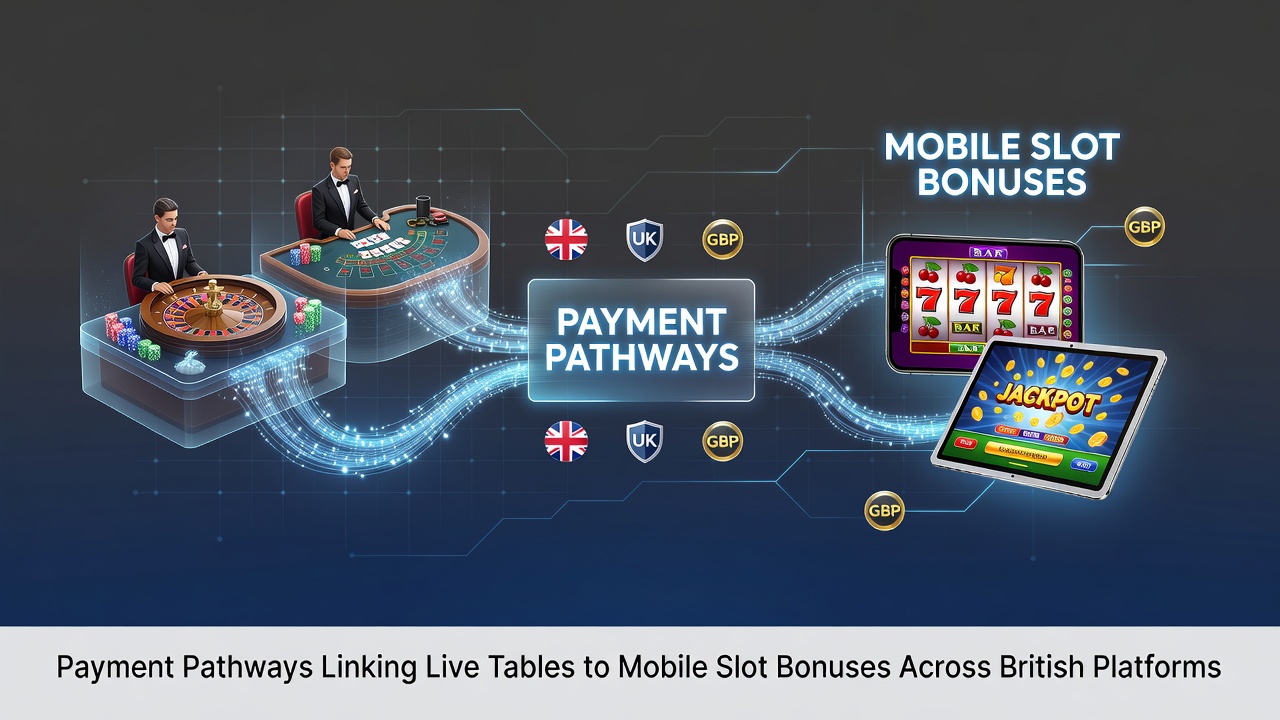 Payment systems connecting live dealer tables with mobile slot bonuses on UK platforms