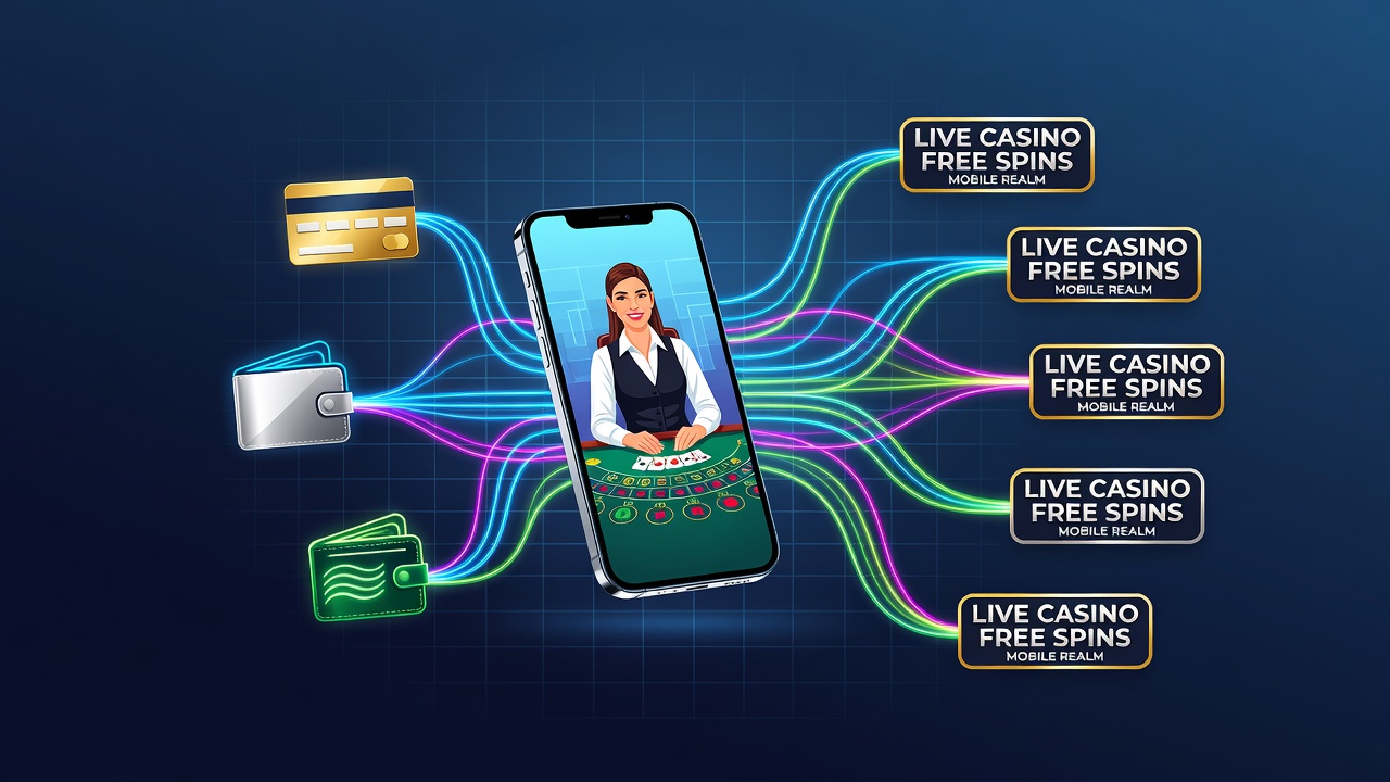 Live casino mobile app interface displaying free spin activation after payment confirmation